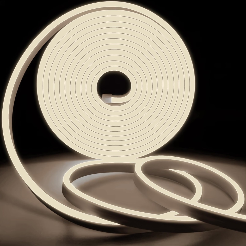 KSIBNW LED Strip Light Neon 30m Outdoor Waterproof IP65, Outside LED Light Strips 220v240v R