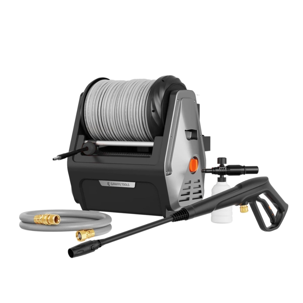 Giraffe Tools Wall Mounted Pressure Washer Plus, Max 2400 PSI, 2.0 GPM Electric Power Washer