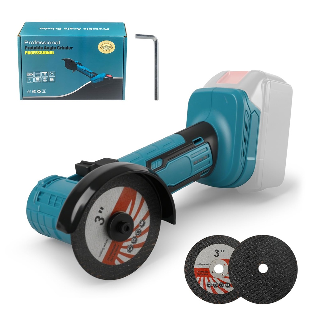 Mini Angle Grinder for Makita, 800W 19000RPM Brushless Cordless Angle Grinder Polishing Mach