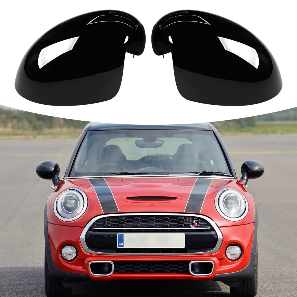 TTCR-II 2PCS Mirror Cover Compatible with Mini Cooper R55 Mirror Caps R55 R56 R57 R58 R59 R6