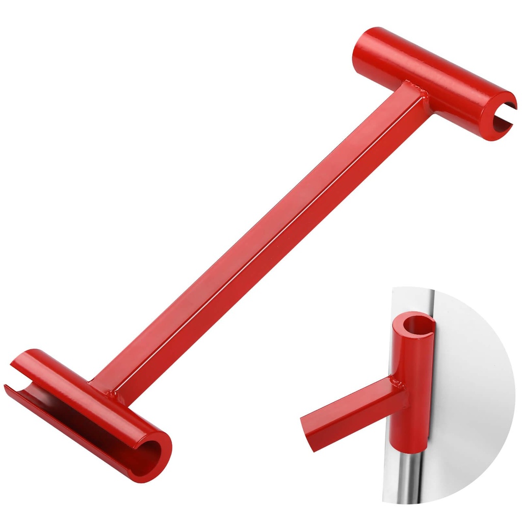 YIMSGO Red Hinge Gap Adjusting Wrench, Door Hinges Hole Adjustment Tool, Knuckle Bender Doct