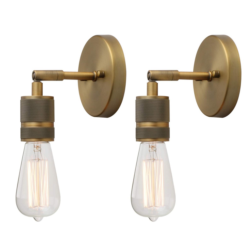 Yosoan Set of 2 Vintage Up/Down Wall Light Industrial Antique Wall Lamp Fitting Fixtures,Wal