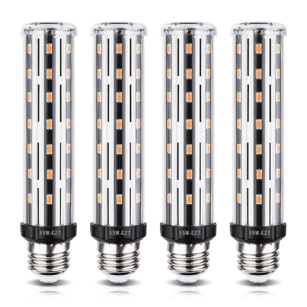 E27 LED Corn Light Bulb, Wenscha 4 Pack 15W Warm White 3000K 1500 Lumens 120 Watts Halogen