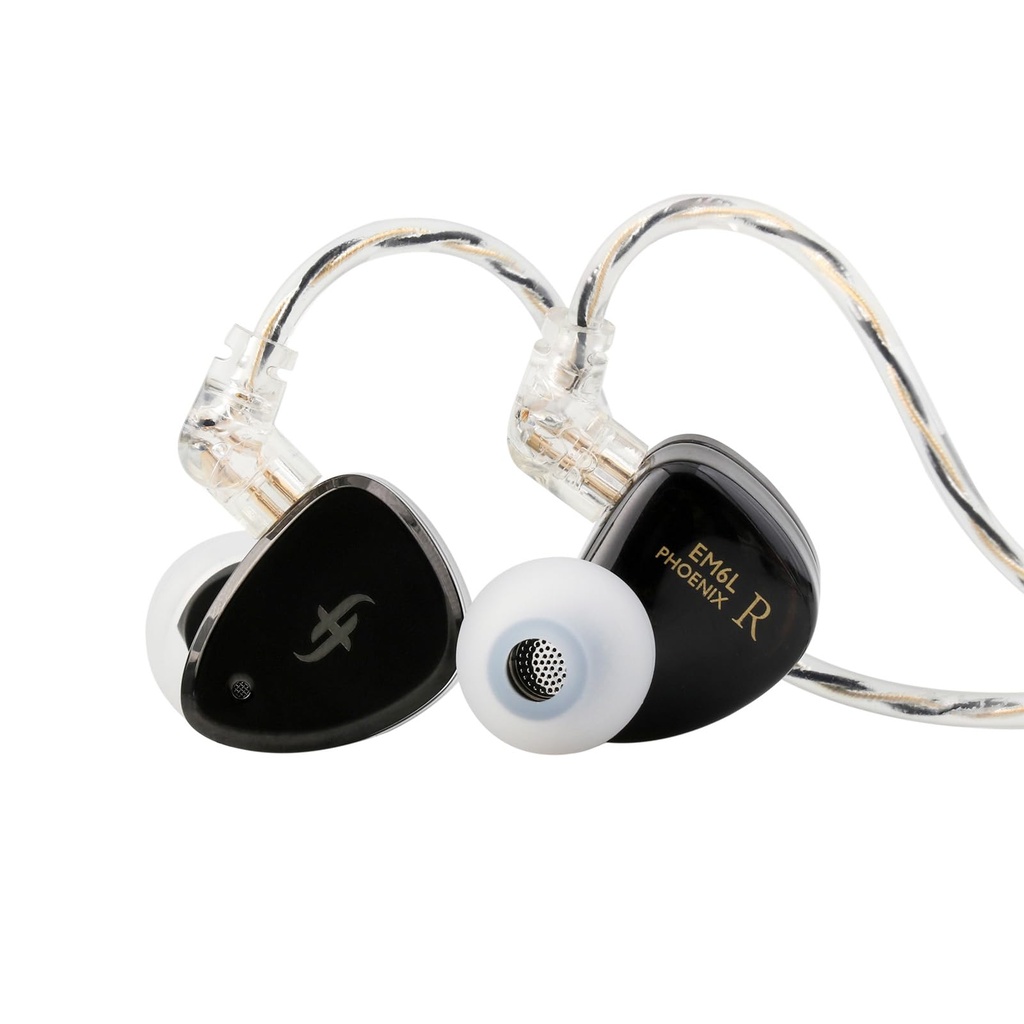Linsoul SIMGOT EM6L 1DD + 4BA Hybrid Driver In-ear Monitor, Gaming Earbud, HiFi IEM Earphone