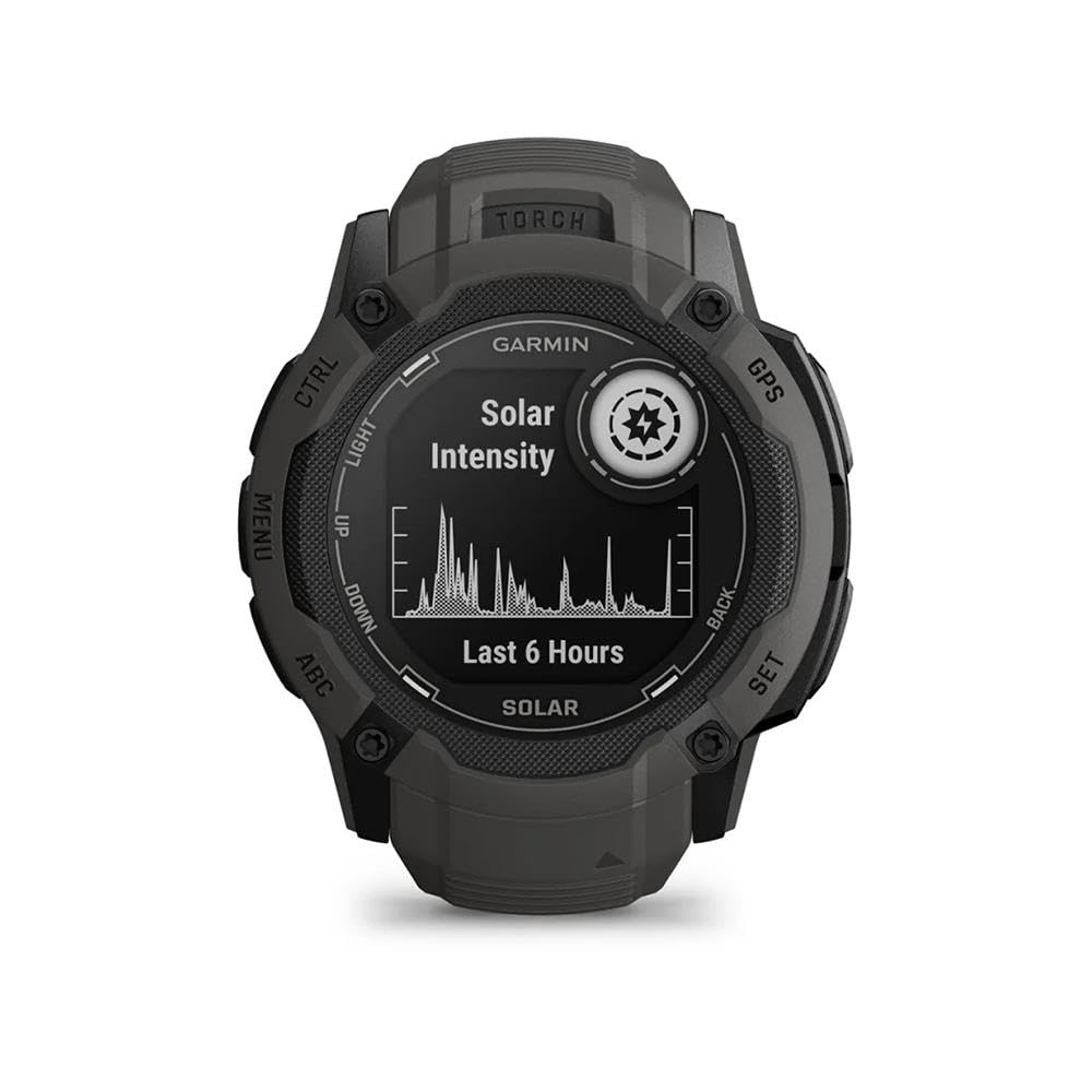 Garmin Instinct 2X SOLAR, 50mm GPS smartwatch, built-in sports apps & health monitoring