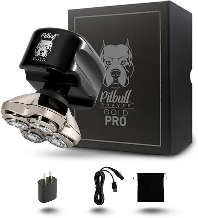 Skull Shaver Pitbull Gold Pro - Head and Face Shaver