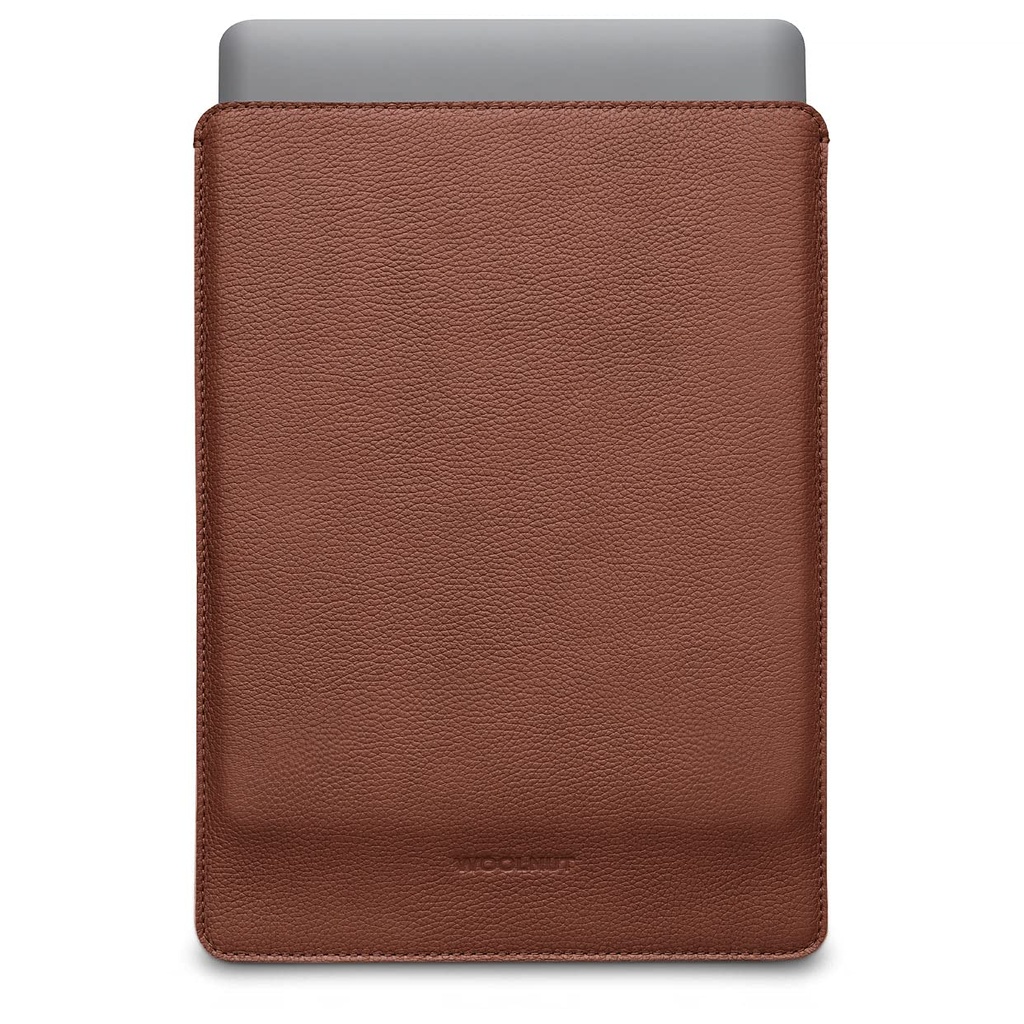 WOOLNUT Leather Sleeve Case for MacBook Pro 13 & MacBook Air 13/13.6 inch - Charge in Sleev