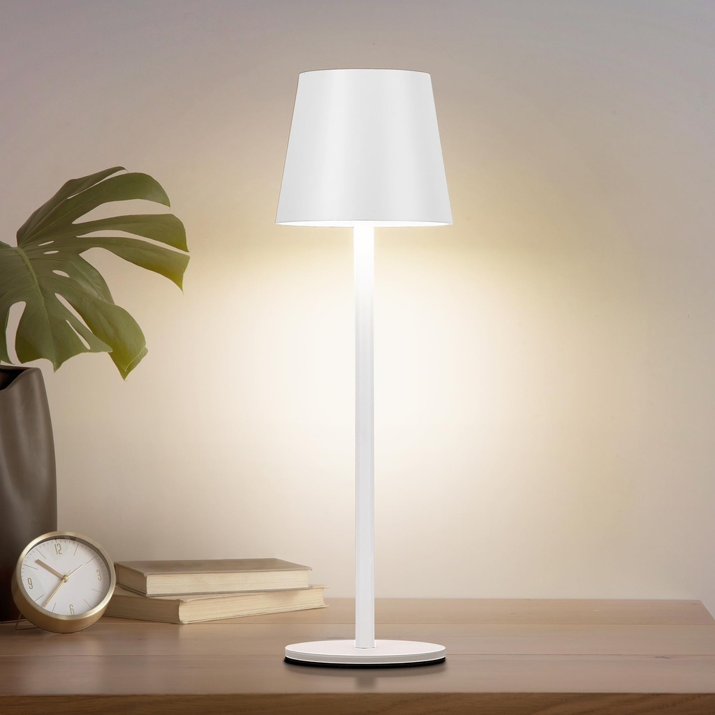 Faithorse Cordless Table Lamp, 5200mAh Battery Operated Table Lamps IP54 Waterproof Desk La