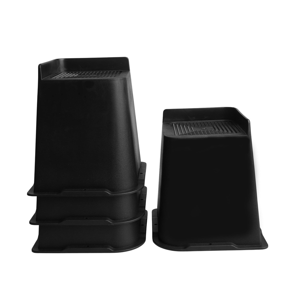 Tcatec 6 Inch Bed Risers L-Shape Furniture Raiser Lifter Heavy Duty Sturdy Furniture Risers