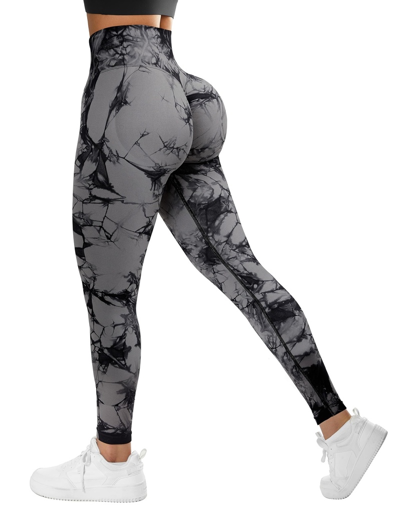RXRXCOCO Hidden Scrunch Gym Leggings for Women Seamless High Waisted Sports Leggings Yoga W