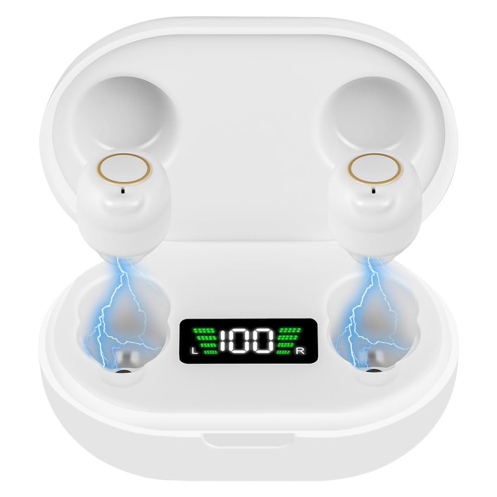 Aolso Mini Digital Sound Aid Voice Enhancer, Rechargeable Sound Headphones for Seniors, Nois