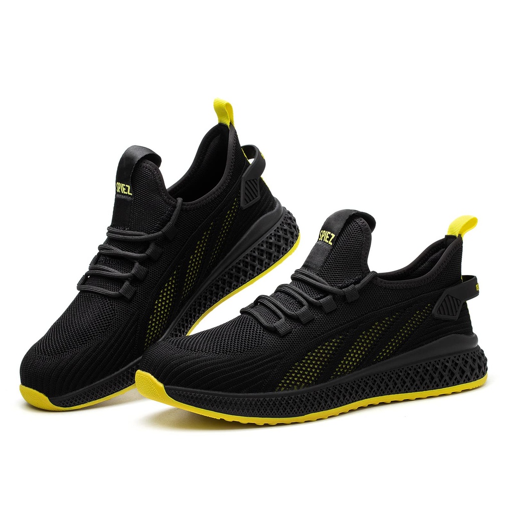 SPIEZ Unisex Safety Trainers with Protective Toe Cap, Puncture Proof Work Shoes for Men and Women