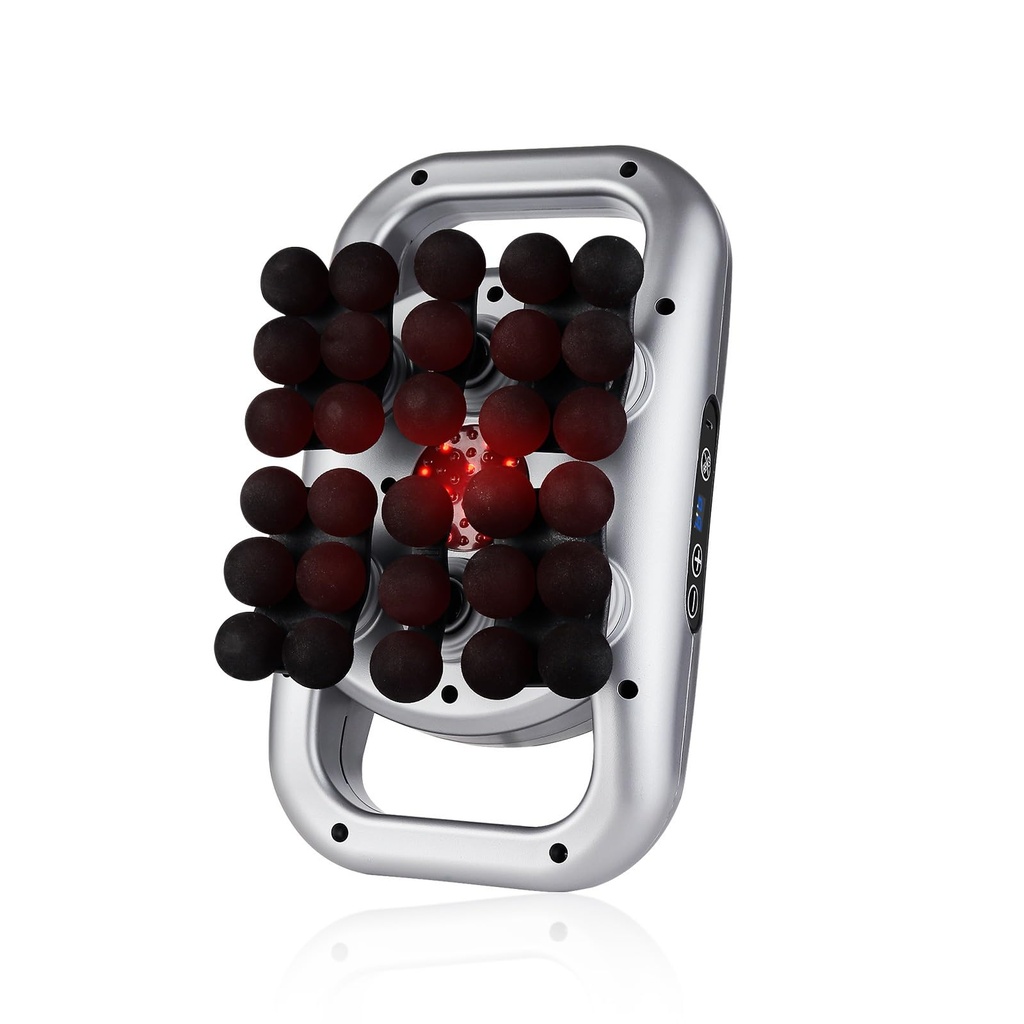 30 Head Massage Gun with 3 Massage Modes and 30 Adjustable speeds, with red Light deep Tissue