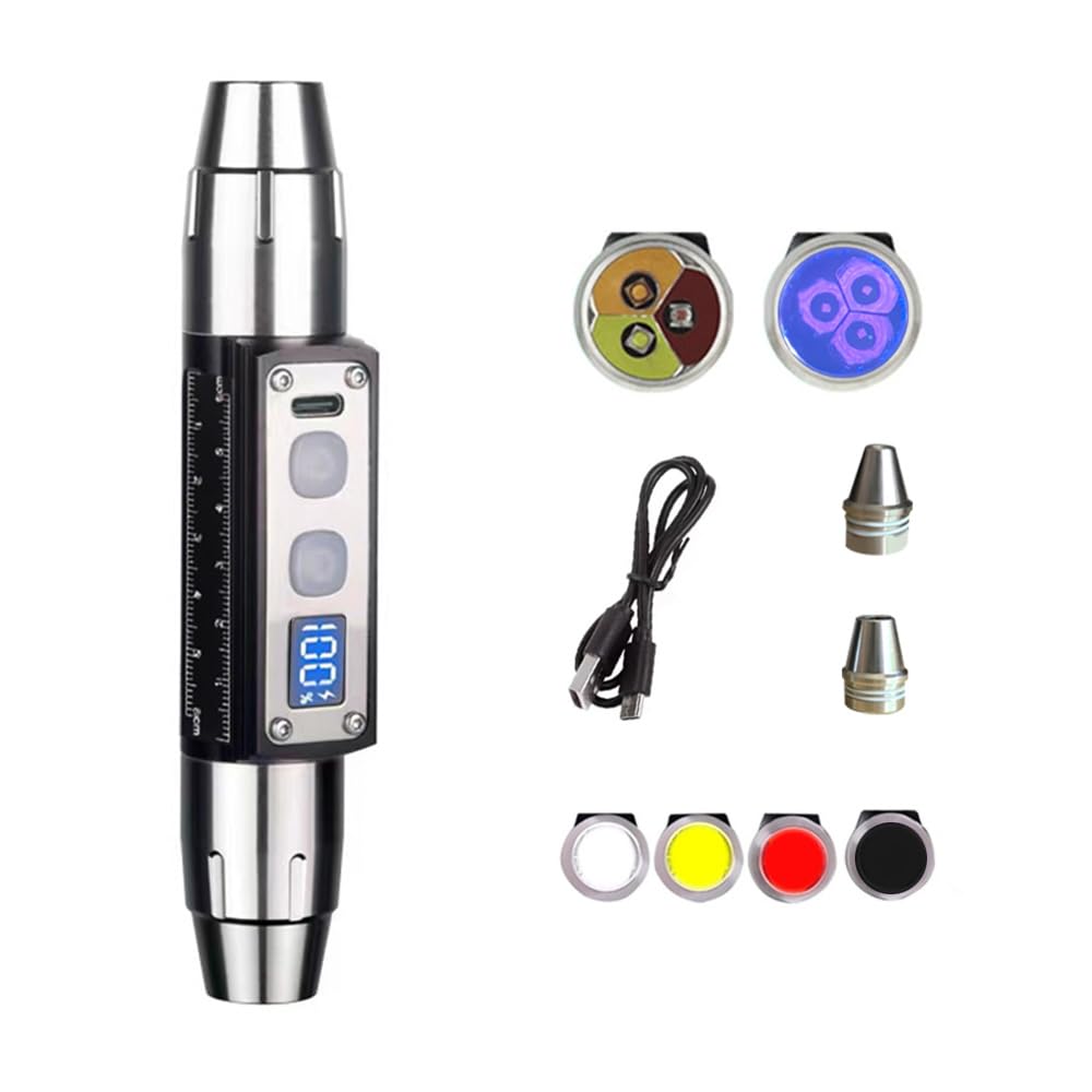YZYOE Ultra Bright Jade Recognition Flashlight, Outdoor Gemstone Mineral Detection Light