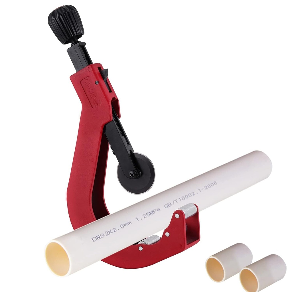 BAOSHISHAN 50-120mm Plastic Pipe Cutter Adjustable 2''~4-4/5'' PVC PPR PE Pipe Cutter Hard