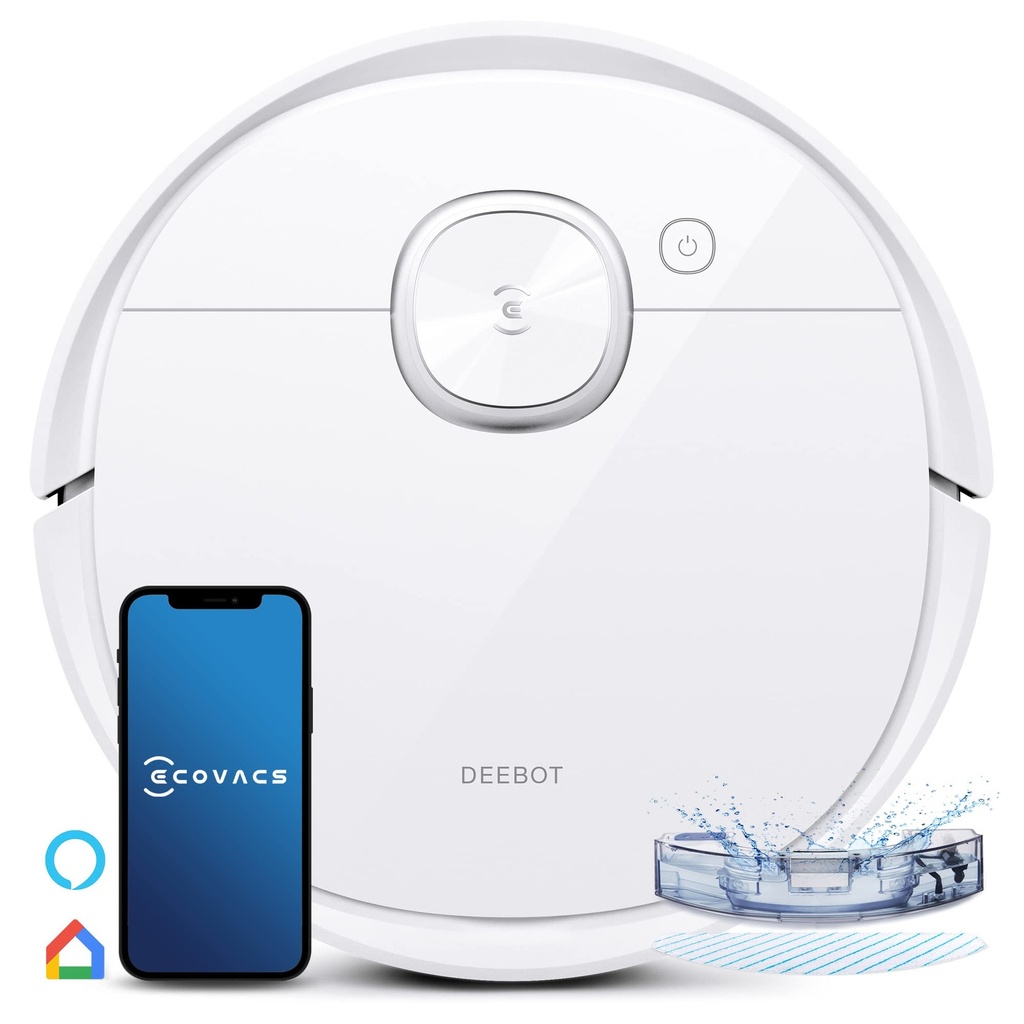 ECOVACS DEEBOT T9 Robot Vacuum Cleaner with Mop 3000 Pa, Smart Obstacle Avoidance, OZMOÃ¢Â„
