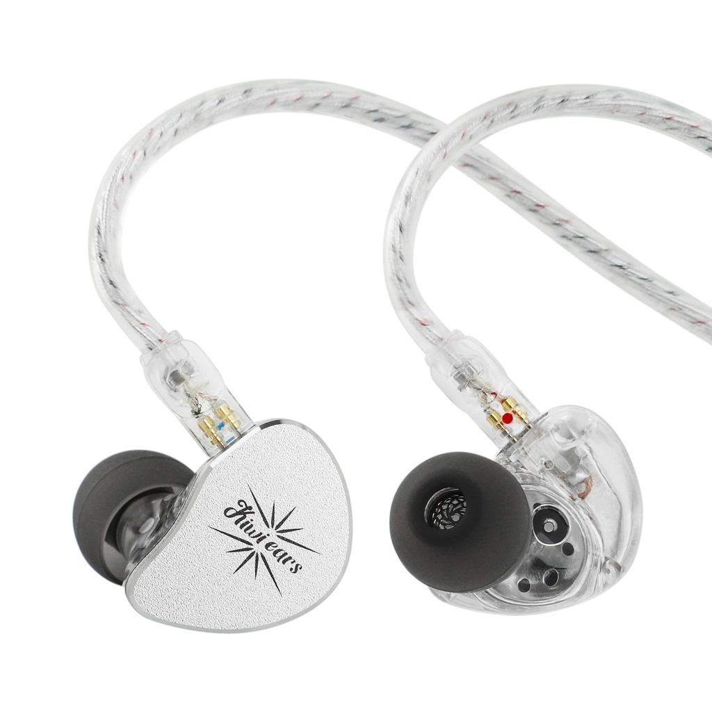 Linsoul Kiwi Ears Belle 10mm DLC Dynamic Driver In-Ear Monitor, HiFi Wired Earbuds with Dual