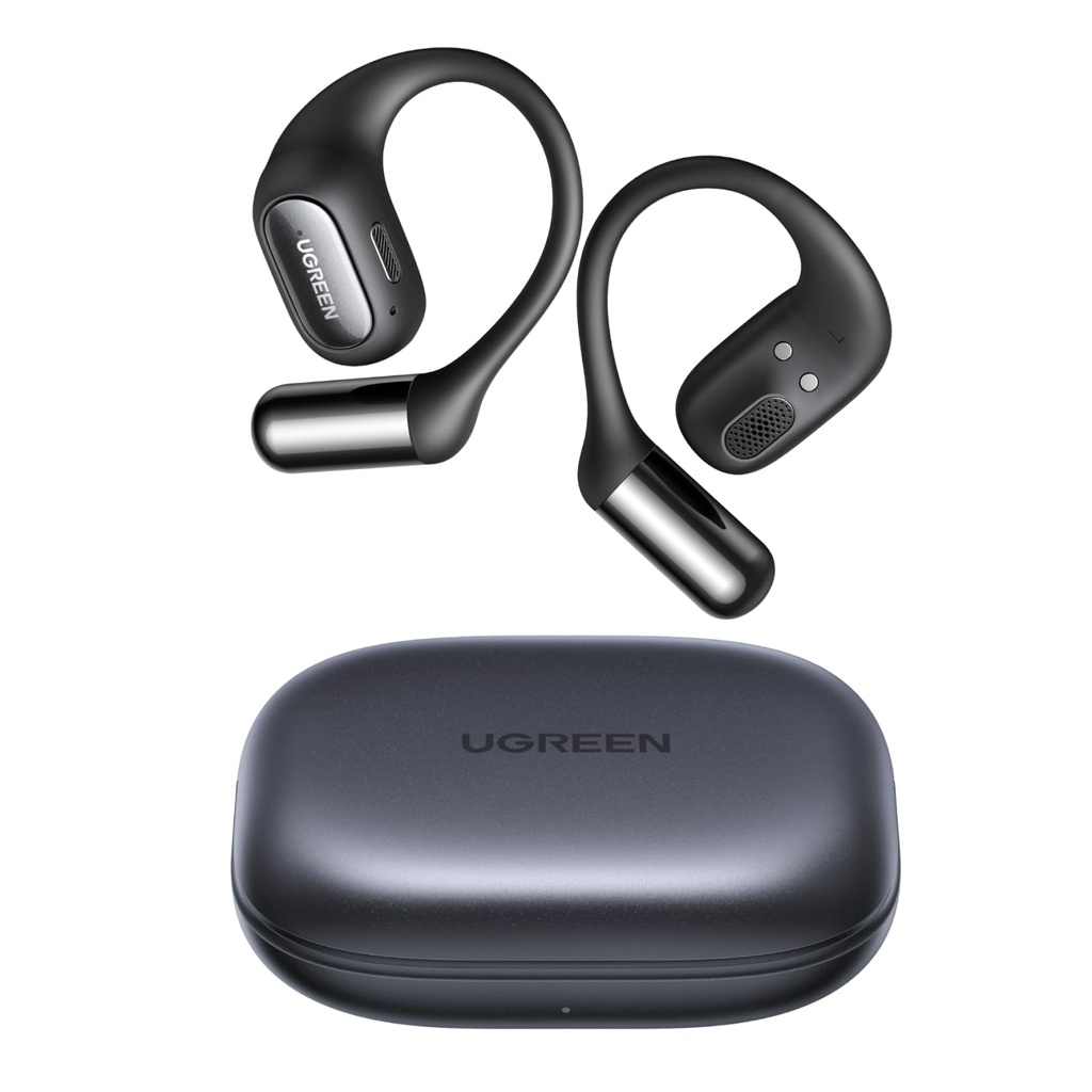 UGREEN FitBuds Wireless Headphone Open Ear Earbuds Bluetooth Earphone,4 Mic Clear Call,Noise