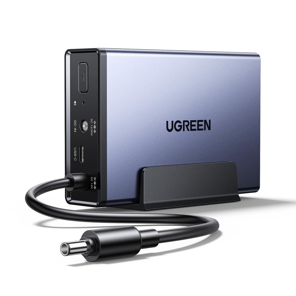 UGREEN NAS UPS, 120W DC Battery Backup and Surge Protector, 12000mAh Uninterruptible Battery