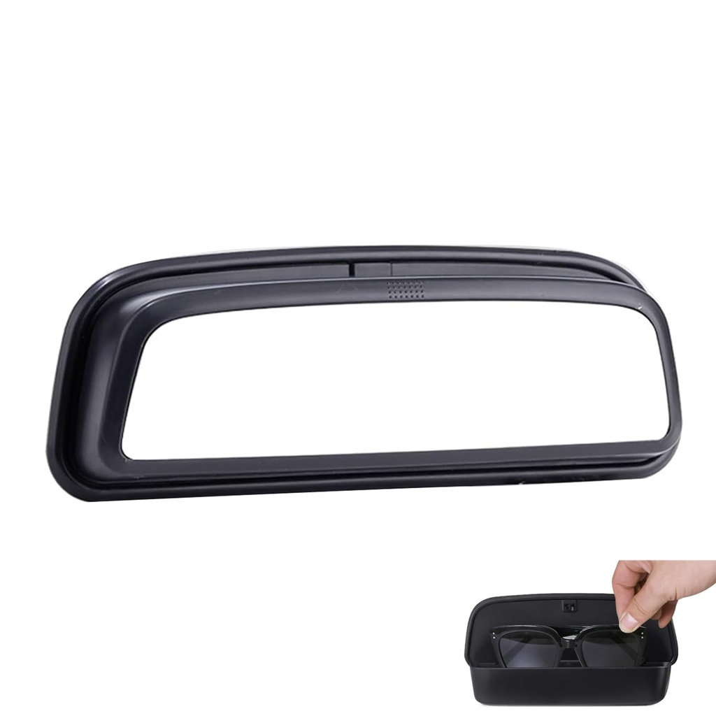 Wbgraceful Car Sunglass Holder - Rear View Mirror Glasses Case | Sunglasses Holder for Car