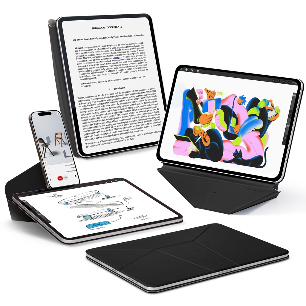 MOFT Dynamic Folio Case for iPad Air 13-inch (M4 2026/ M3 2025/ M2 2024),Silm Magnetic Stand