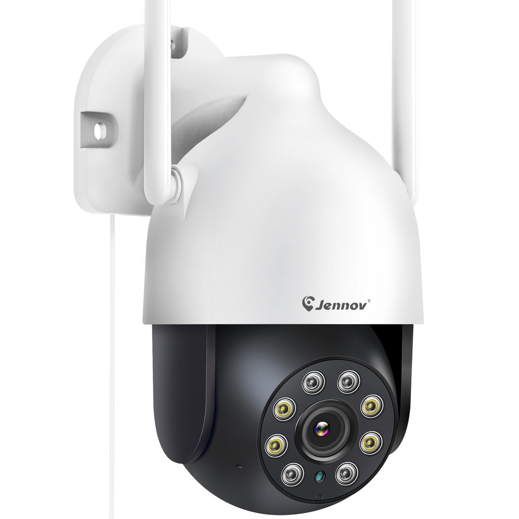 Jennov 5MP Security Camera Outdoor Wireless, Add-On Camera, Auto Tracking, 24/7 Recording,