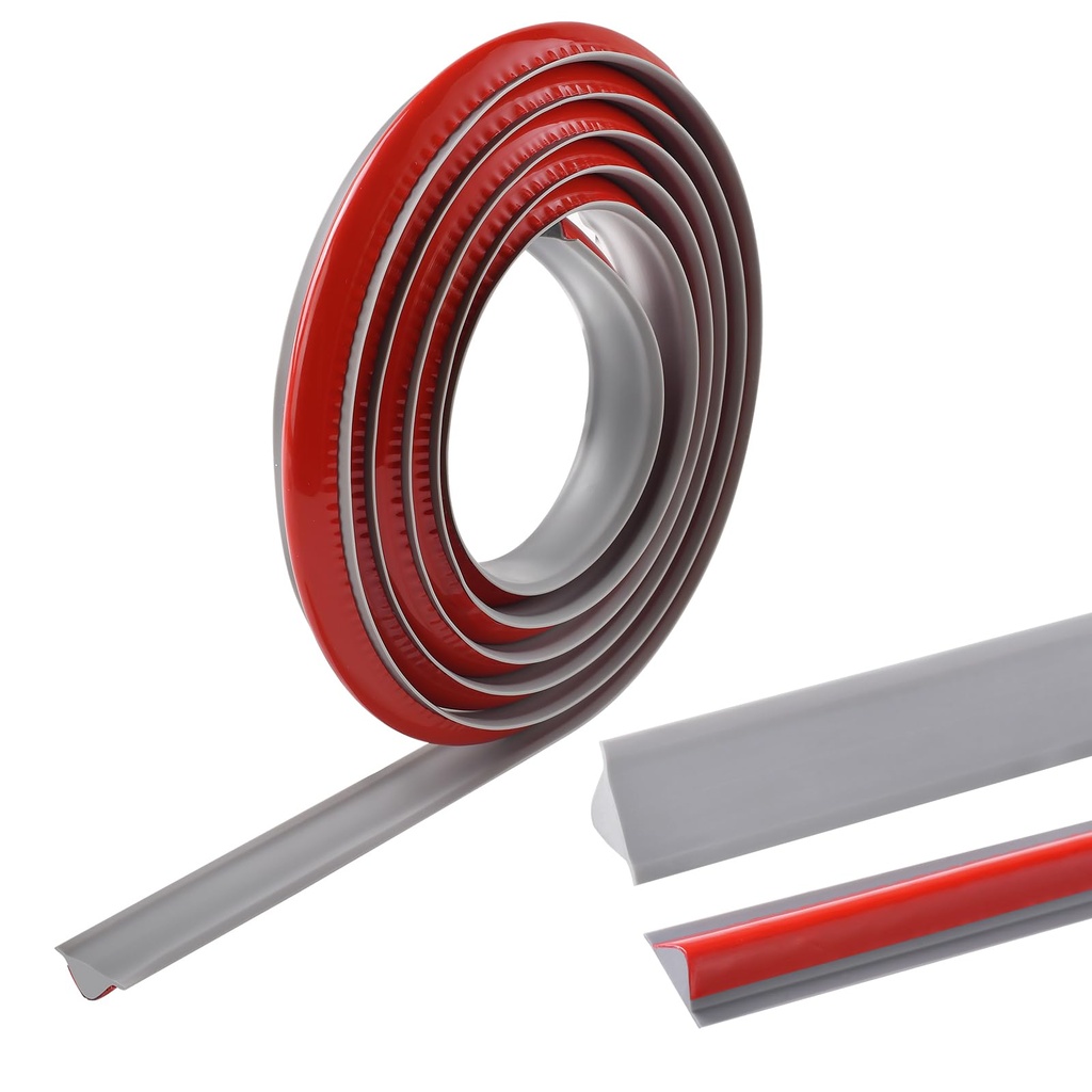 5M Flexible Quadrant Trim Laminate Floor Edging Trim Self Adhesive Beading Wall Corner Edgi