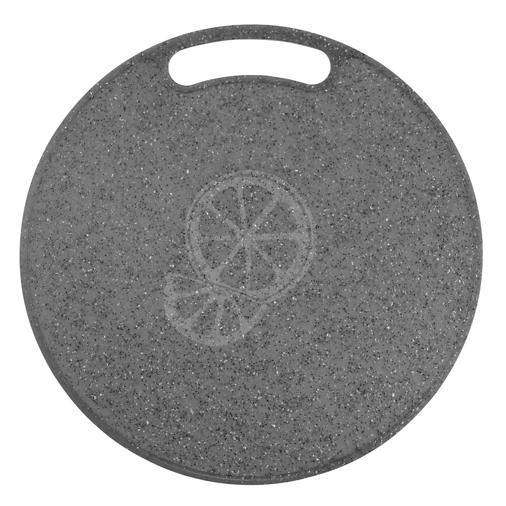 Cabilock Kitchen Chopping Board, Round Plastic Serving Board Multifunctional Hanging Fruit