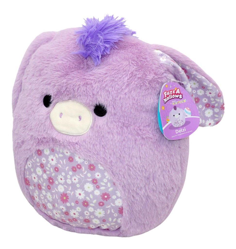 Jazwares Squishmallows - 30cm P18 Fuzz A Mallows Plush - Delzi Donkey (1885503)