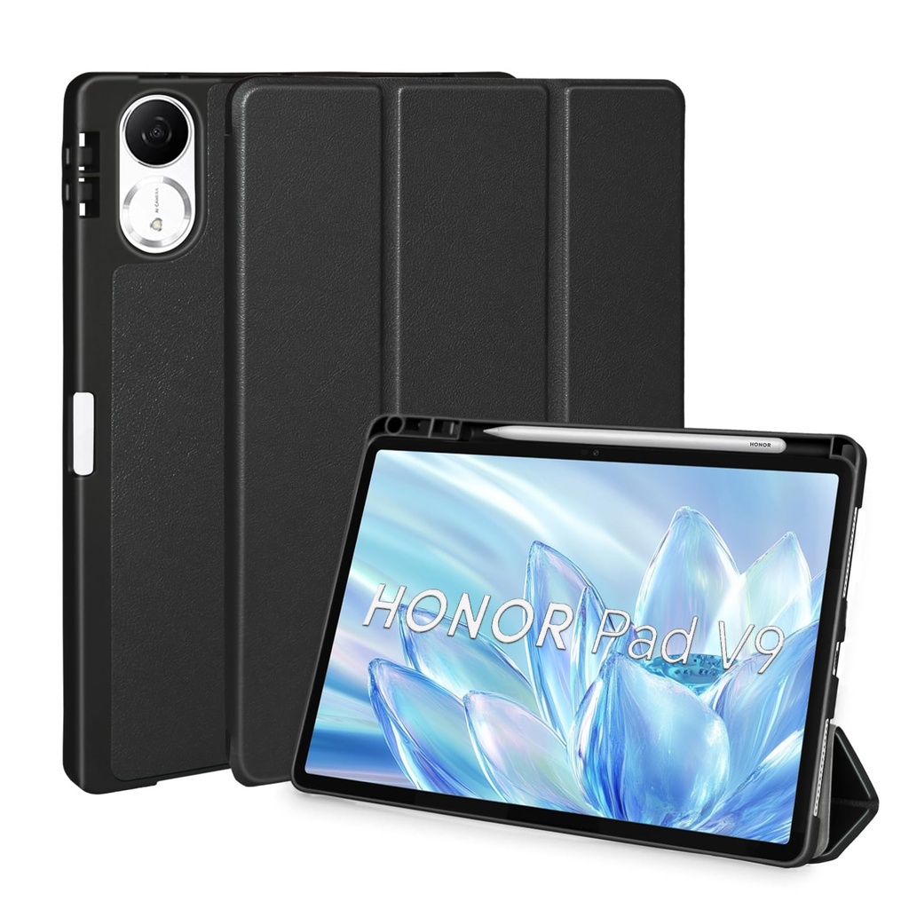 idudao TPU Soft Case with Pen Holder for Honor Pad V9, Folio Shell Cover for V9 11.5 Inch 2