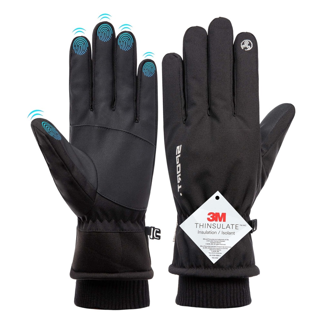 KELEKELE Thermal Gloves -20Ã¢Â„Â‰ Ski 3M Thinsulate Full Finger Touchscreen Warm Winter Glov