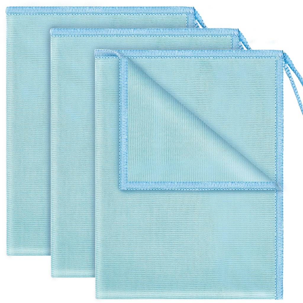Ancable Glass Polishing Cloths 3Pcs, Ultra Fine Microfiber Cloths for Glass Microfiber Poli