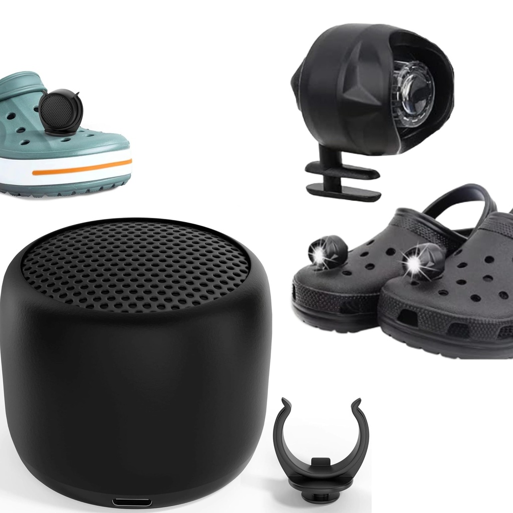 Bluetooth Speaker for Crocs V2 - Upgraded Attachment - Wireless Mini Speaker to attach to y