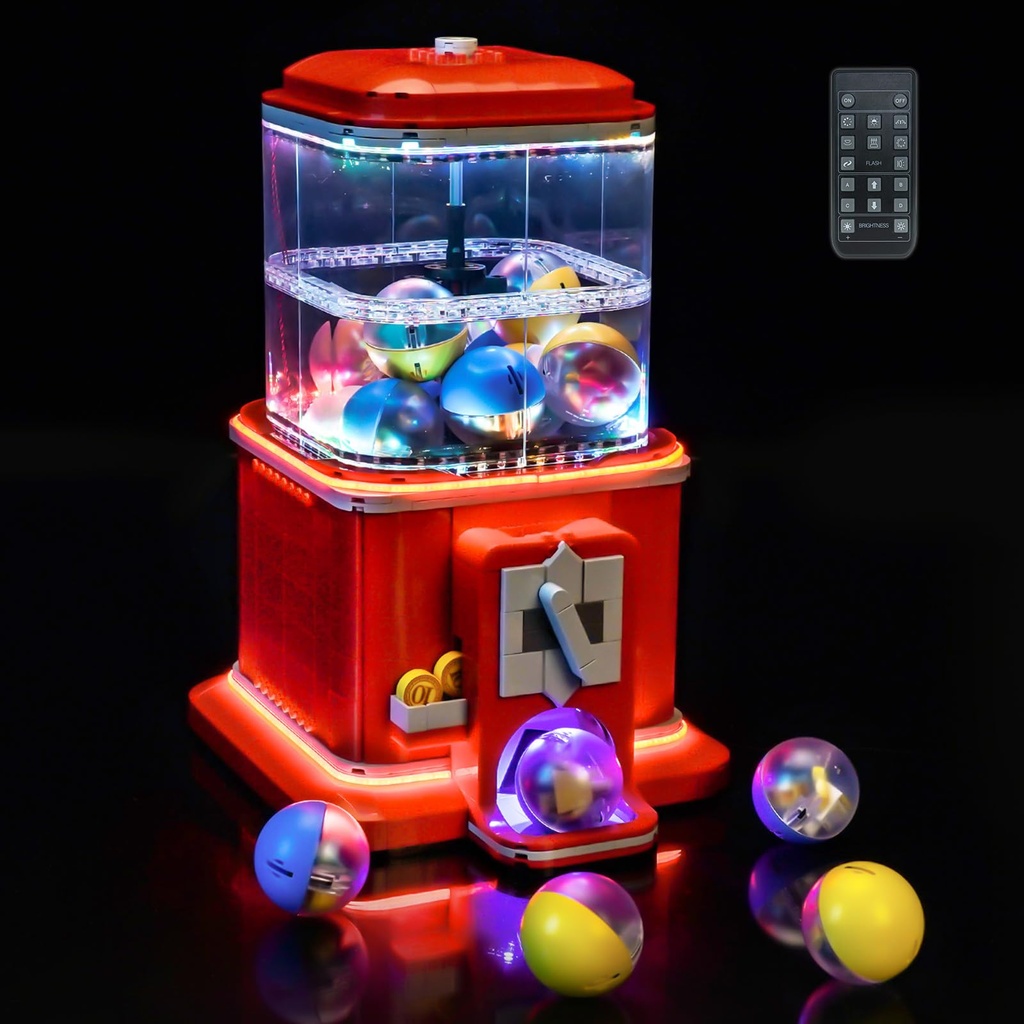 LocoLee RC Led Light Set Compatible with Lego 21358 Minifigure Vending Machine Led Decoratio