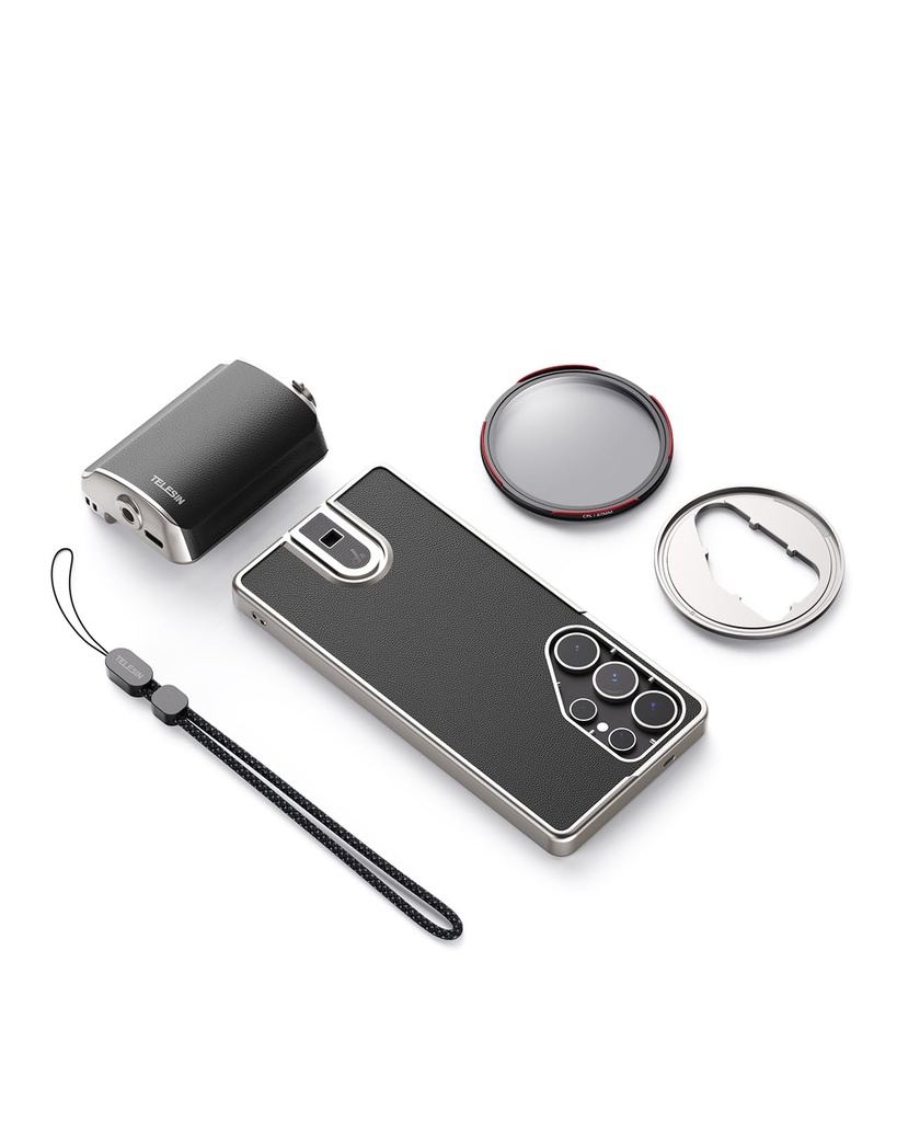 TELESIN Fun Shot Mastergrip Phone Camera Grip Photography Kit (Grip + Phone Case + 67mm CPL)
