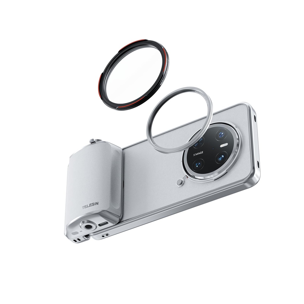 TELESIN Fun Shot Mastergrip Phone Camera Grip Photography Kit (Grip + Phone Case + 58mm CPL)