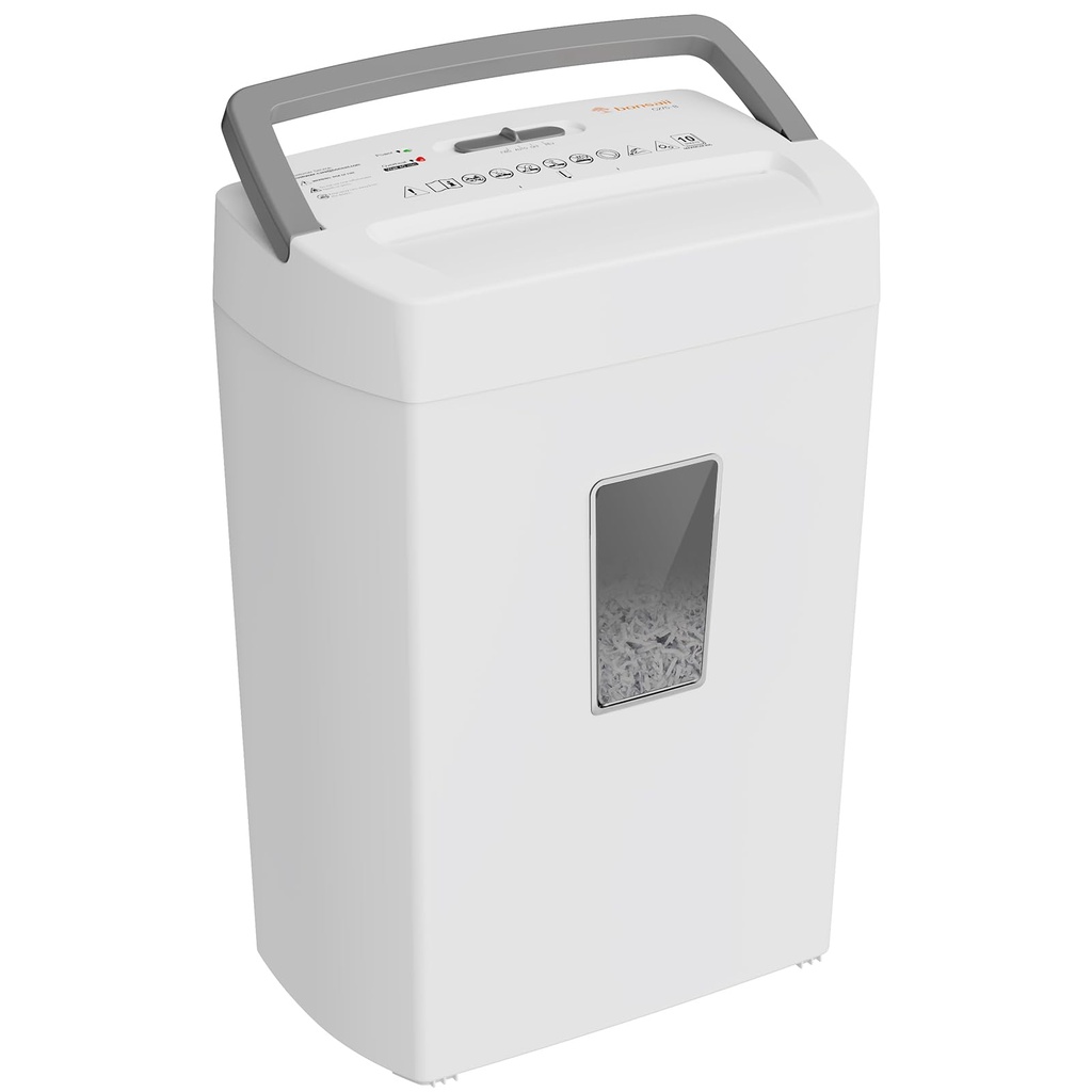 Bonsaii 10 Sheet Micro Cut Paper Shredder for Home & Office Use, P-4 High Security 