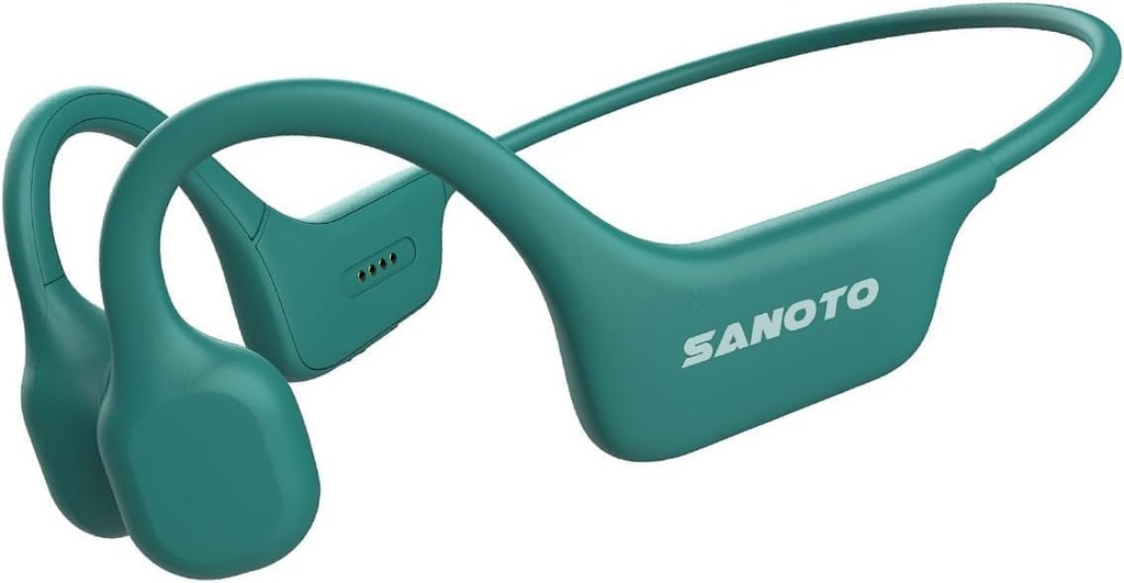 SANOTO Bone Conduction Headphones Open Ear Headphones Wireless Bluetooth 5.3 Sport Headset I