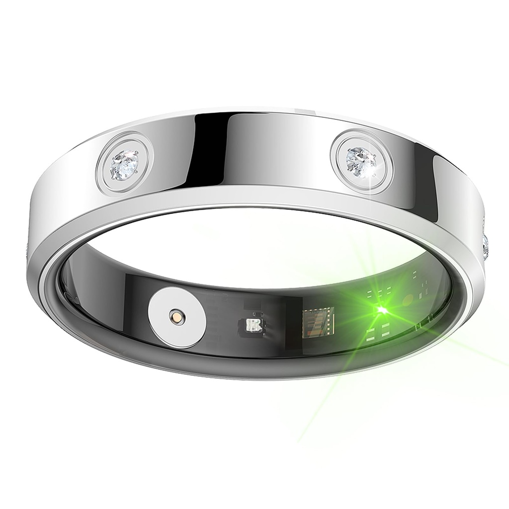 findtime Smart Ring Women Fitness Ring Pedometer Heart Rate Monitor Sleep Tracker Step Count
