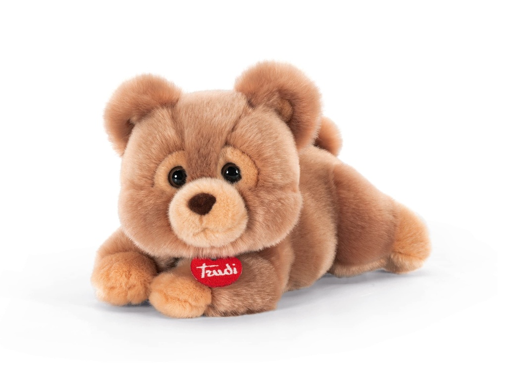 Trudi Bear Teo Brown - Classic Plush Toy (19x16x23cm) for Christmas, Birthdays, and Valenti