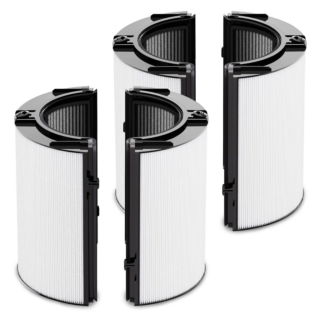 PINREK 360 Combi Glass HEPA + Carbon Air Purifier Filter for Dyson TP07 TP09 TP10 TP04 TP06