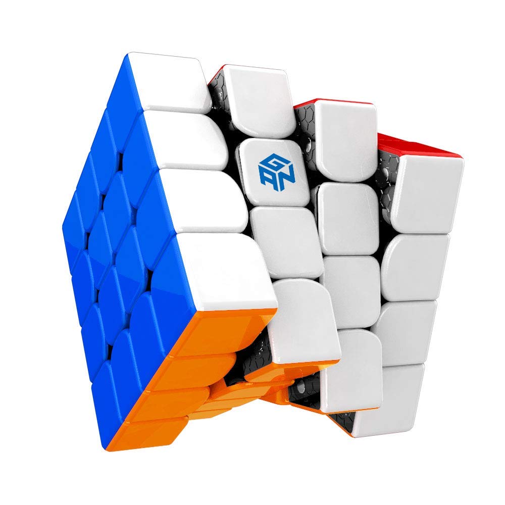 GAN 460 M Speed Cube, 4x4 Magnetic Master Magic Cube 460M Puzzle Toy (Stickerless)