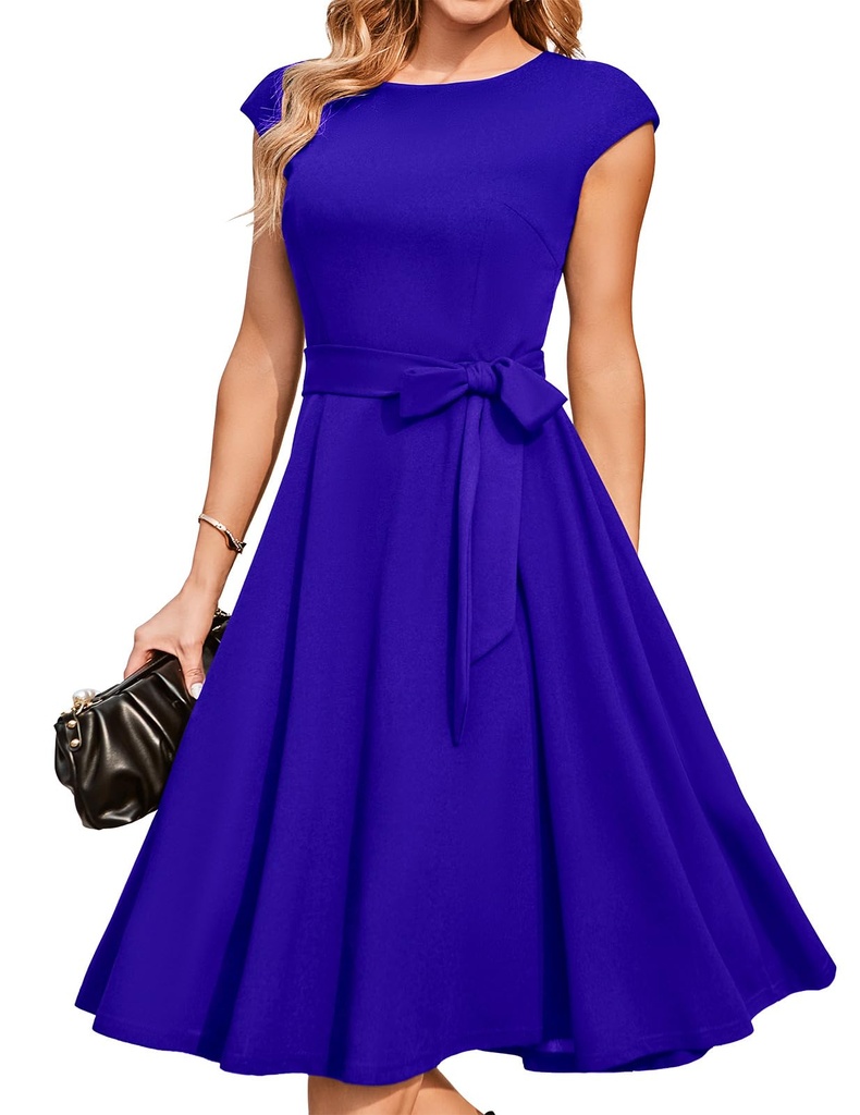 DRESSTELLS Cocktail Dresses for Women UK, Spring Formal Wedding Guest Graduation Evening Pr