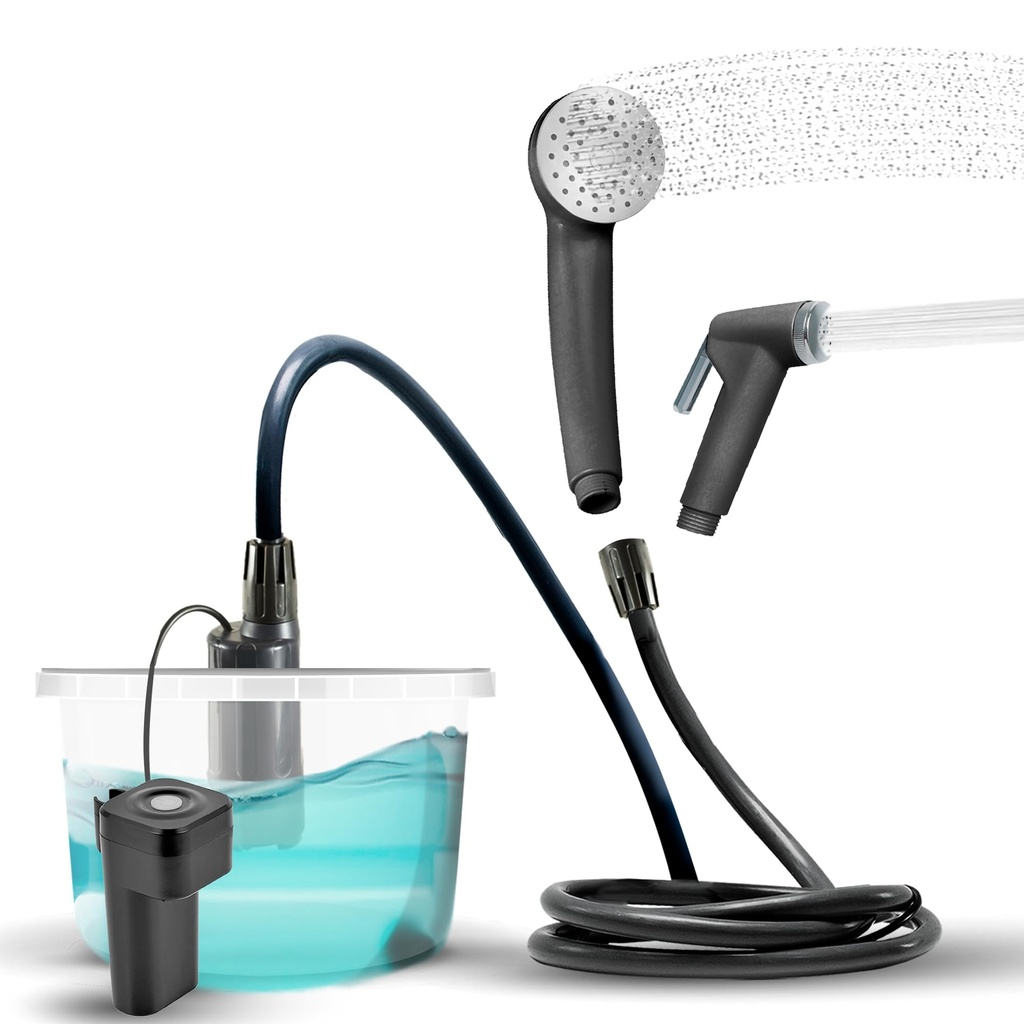 Colapz USB Rechargeable Camping Shower - Portable Shower for Dogs - High Pressure Festival