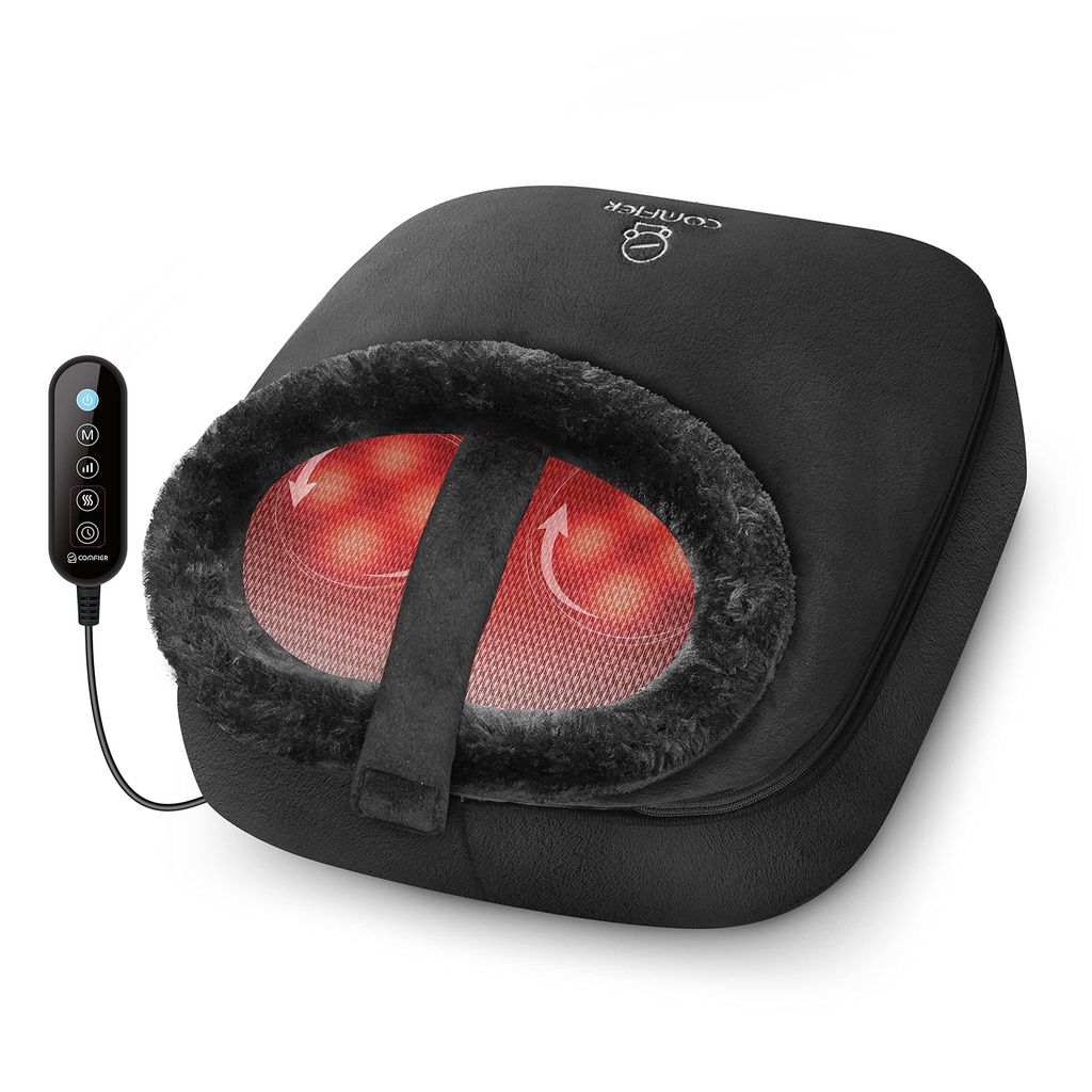 COMFIER Shiatsu Foot Massager with Heat, Electric Foot Warmer Gifts for Women Men, Heated 