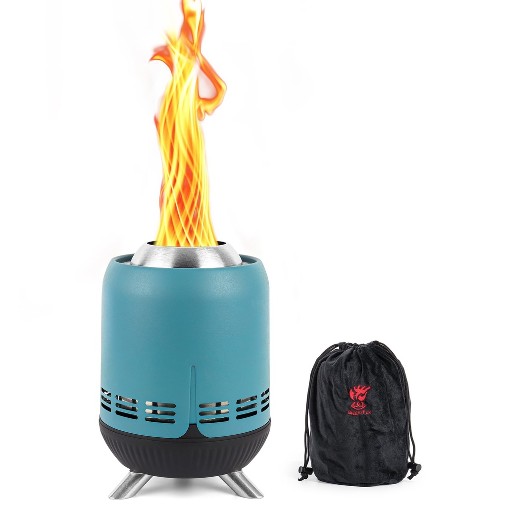 Portable Table Top Fire Pit, Tabletop Smokeless Fire Pit, Low Smoke Burning Mini Outdoor St