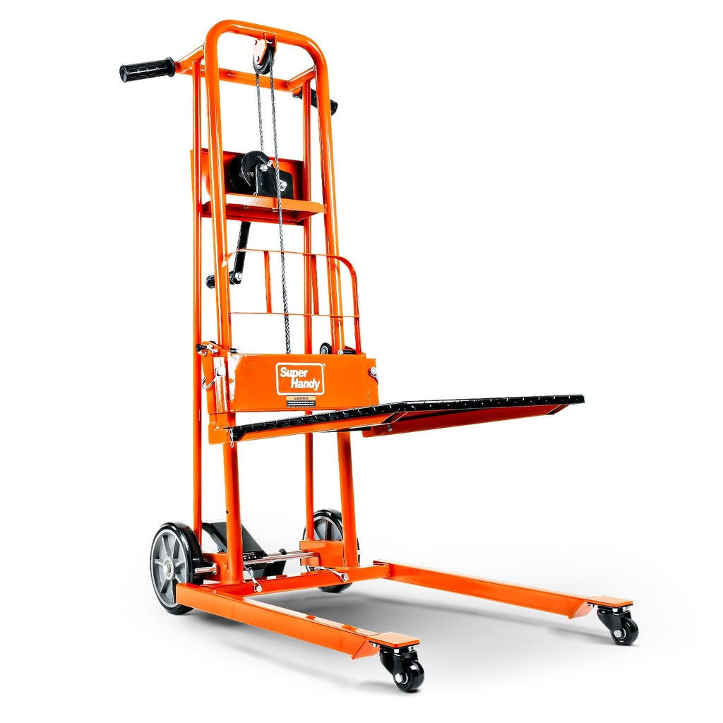 SuperHandy Material Lifting Winch Stapler, Pallet Trolley, Lifting Table, Fork Lift, 150 kg,