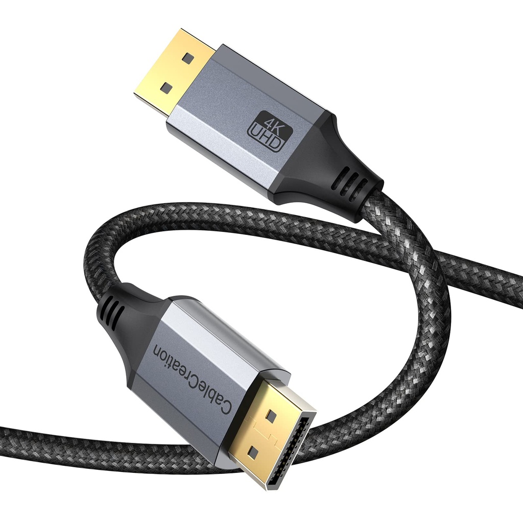 CableCreation DisplayPort Cable 3 Feet, DP Cable 1.2 [4K@60Hz, 2K@165Hz, 2K@144Hz], Nylon B