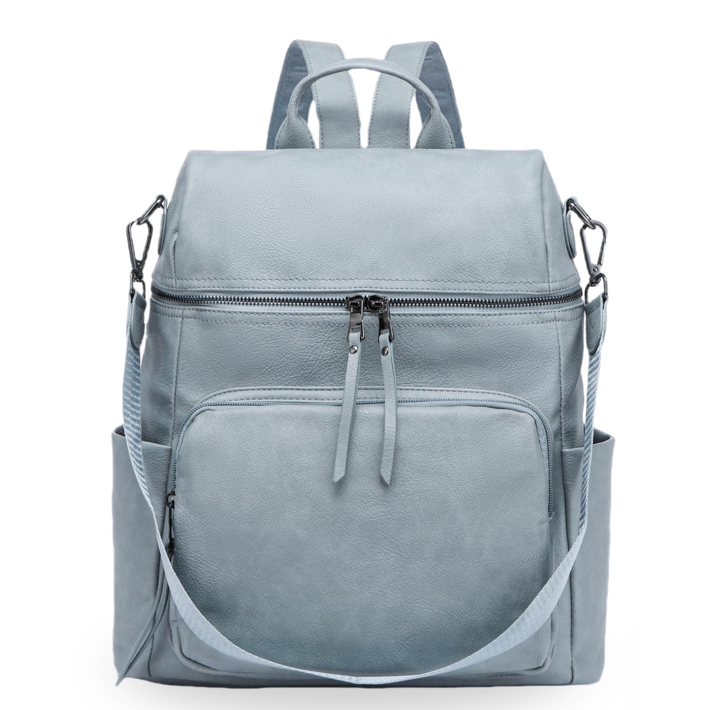Botimmy Womens Backpack Fashion PU Leather Backpacks Ladies Waterproof Convertible Shoulder