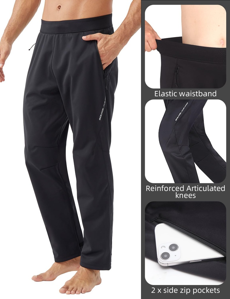 Souke Men's Cycling Trousers Winter Breathable Outdoor Sport Pants Windproof Hiking Trousers